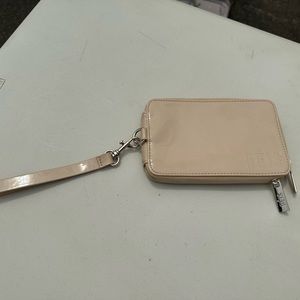 Beis passport patent leather wallet